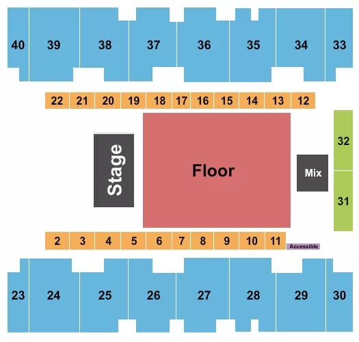 El Paso County Coliseum Seating Chart